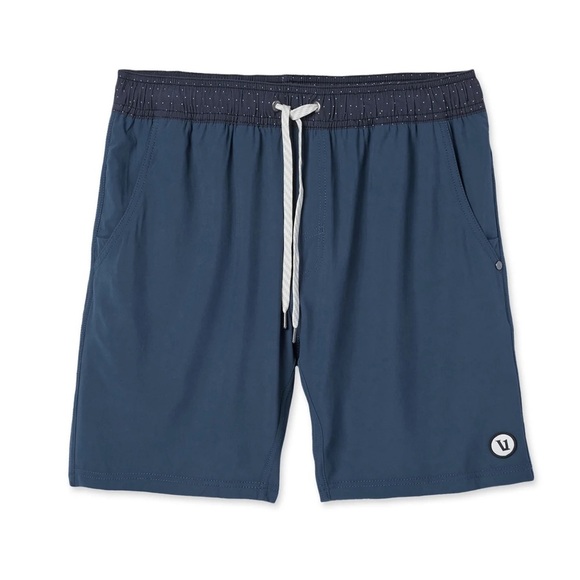 Vuori Mens Kore Short 7” in Indigo Blue Sz. SMALL - Picture 1 of 7